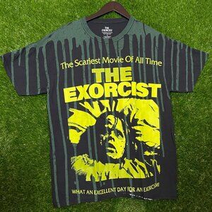 The Exorcist Horror, Movie, Graphic Tie-dye T-shirt size Medium